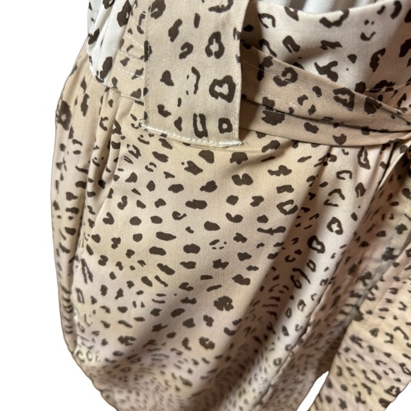 Belted Animal Print Pants by The Limited - Picture 2 of 12